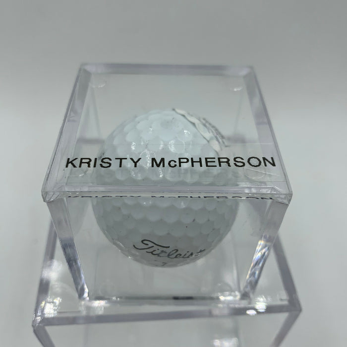 Kristy McPherson  Signed Autographed Golf Ball PGA With JSA COA