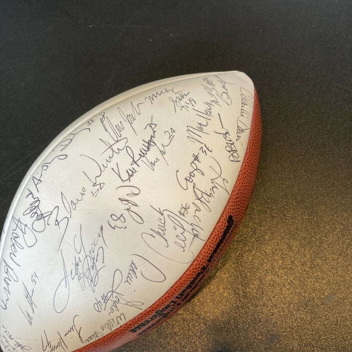 1989 Green Bay Packers Team Signed Wilson NFL Football 50+ Sigs JSA COA