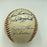 Joe Dimaggio 1968 Yankees Old Timers Day Multi Signed Baseball JSA COA