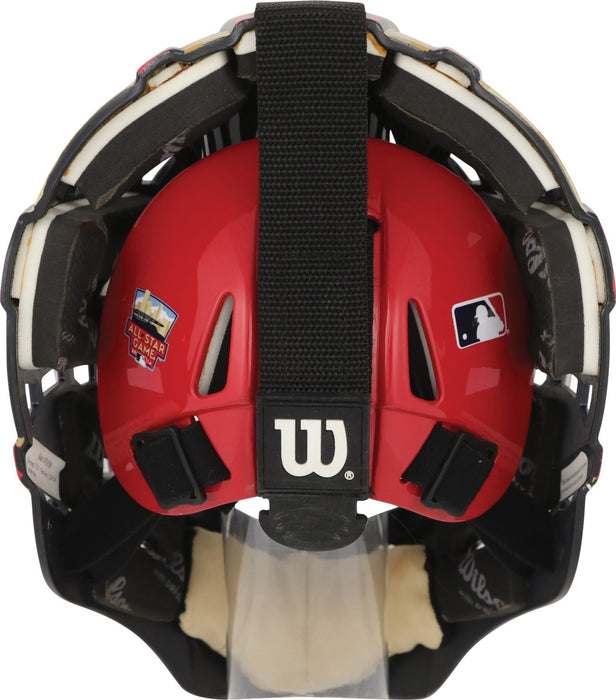2014 All Star Game Team Signed Catchers Mask Derek Jeter Mike Trout PSA DNA