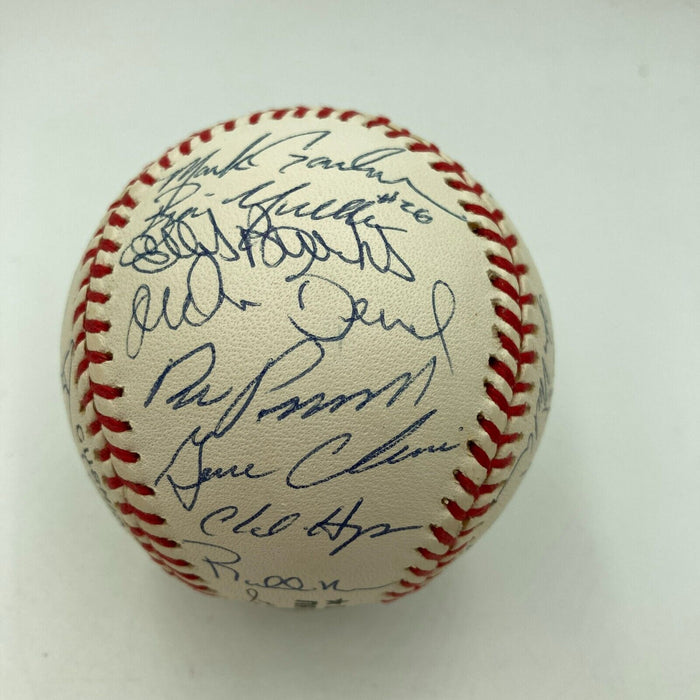 Barry Bonds 1999 San Francisco Giants Team Signed National League Baseball