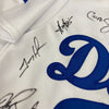 Beautiful Hall Of Fame Multi Signed Jackie Robinson Jersey 29 Signatures JSA COA
