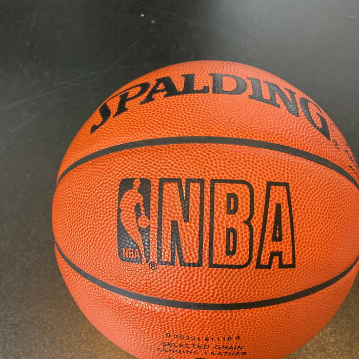 1997-98 San Antonio Spurs Team Signed Basketball With David Robinson JSA COA