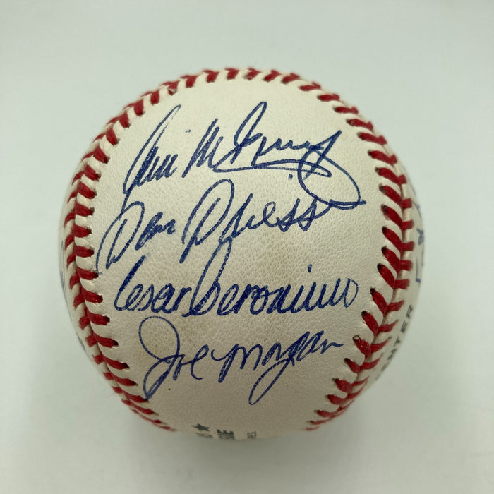 1975 Cincinnati Reds World Series Champs Team Signed Baseball JSA COA