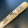Dick Locher Signed Baseball Bat With Dick Tracy Hand Drawn Cartoon Art JSA COA