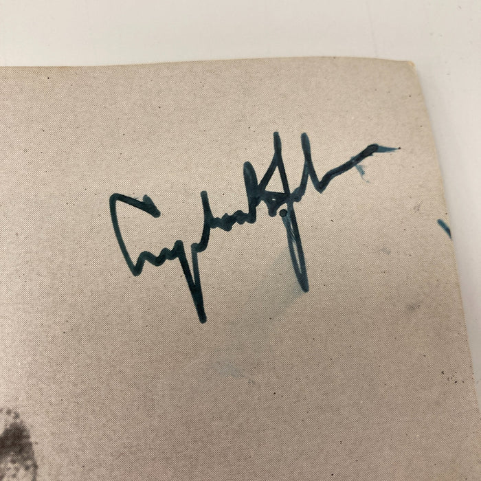 President Lyndon B. Johnson Signed 1963 Program Photo JSA COA