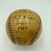 1934 Detroit Tigers AL Champs Team Signed Baseball Hank Greenberg JSA COA