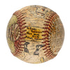 Beautiful Eddie Robinson Hand Painted George Sosnak Folk Art Signed Baseball