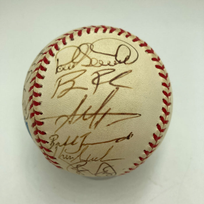 1998 Tampa Bay Rays Inaugural Season Team Signed American League Baseball