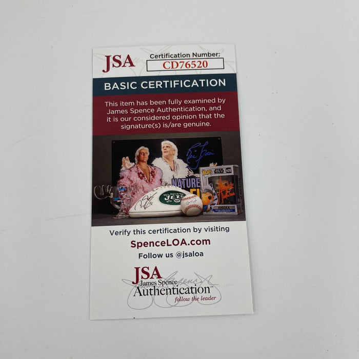 Bob Feller Signed Vintage 1950's Game Model Baseball Glove JSA COA