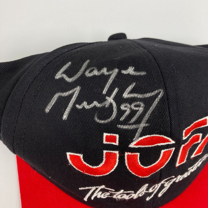 Wayne Gretzky Signed Jofa Tools Of Greatness Hat Cap JSA COA