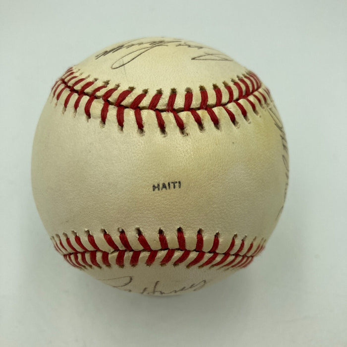 1989 Oakland A's Athletics World Series Champs Team Signed Baseball JSA COA