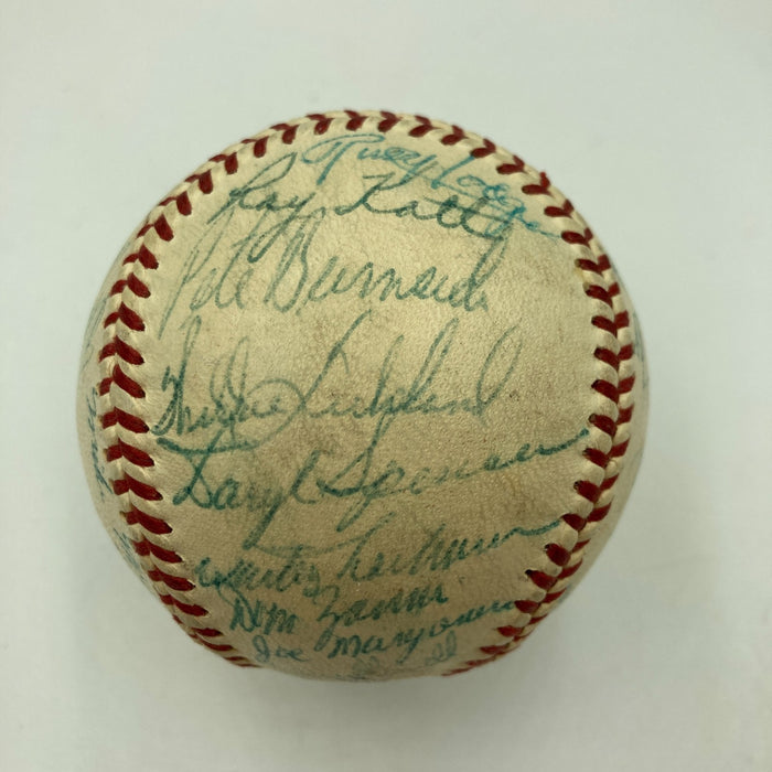 1958 San Francisco Giants Team Signed NL Baseball Willie Mays JSA COA