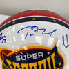 2004 New England Patriots Super Bowl Champs Team Signed Helmet Tom Brady JSA COA