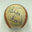 Tony Randall Petula Clark, Hal Linden, Anthony Crivello Signed Baseball JSA COA