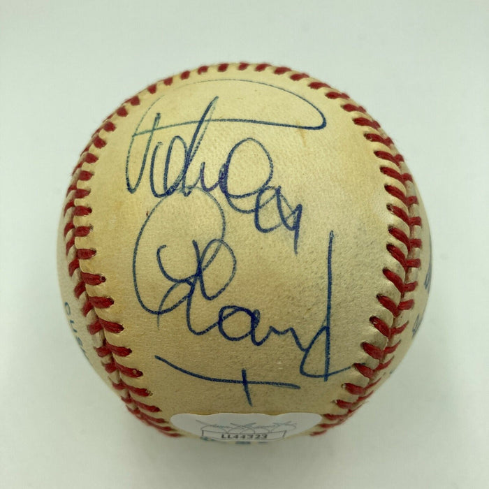 Tony Randall Petula Clark, Hal Linden, Anthony Crivello Signed Baseball JSA COA