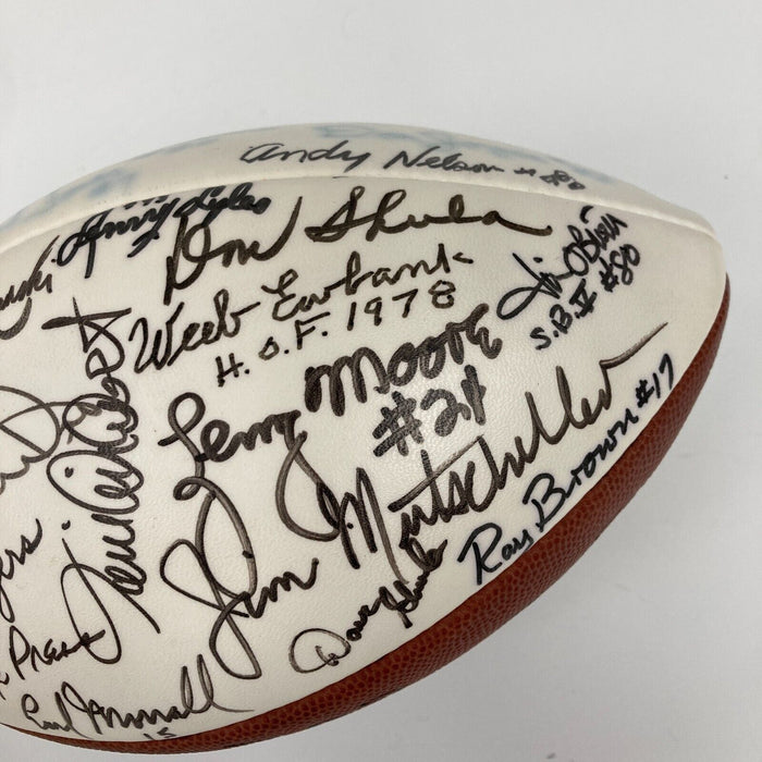 Johnny Unitas Baltimore Colts HOF Legends Signed Football 40+ Sigs JSA COA