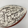 Johnny Unitas Baltimore Colts HOF Legends Signed Football 40+ Sigs JSA COA