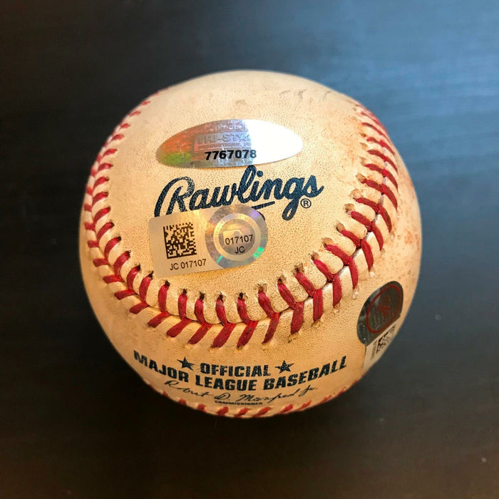 Alex Bregman Debut First Game Ever Signed Game Used Baseball Tristar & Fanatics