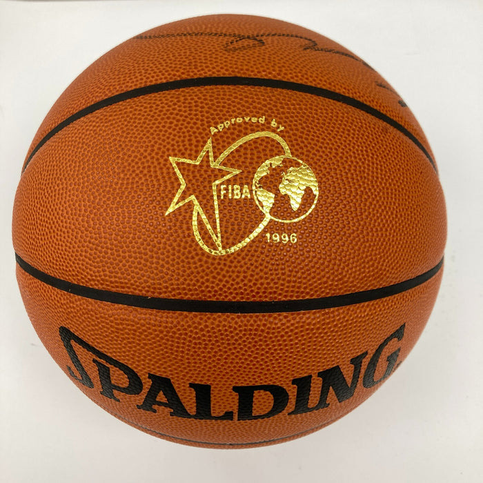 Kobe Bryant Signed Official 1997 Olympics FIBA Basketball Team USA With JSA COA