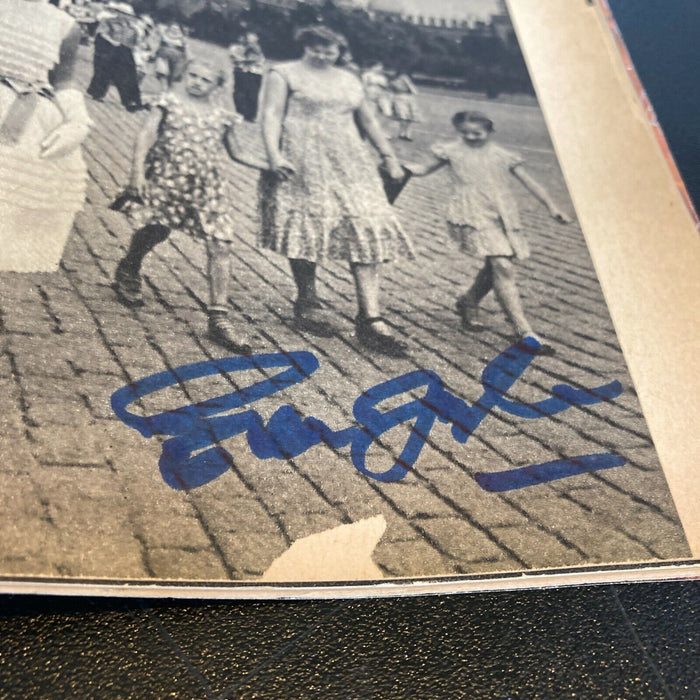 Eddie Fisher Signed Autographed Vintage Magazine Elizabeth Taylor Photo