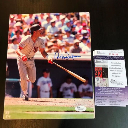 Roberto Alomar Rookie Signed Autographed 8x10 Photo With JSA COA