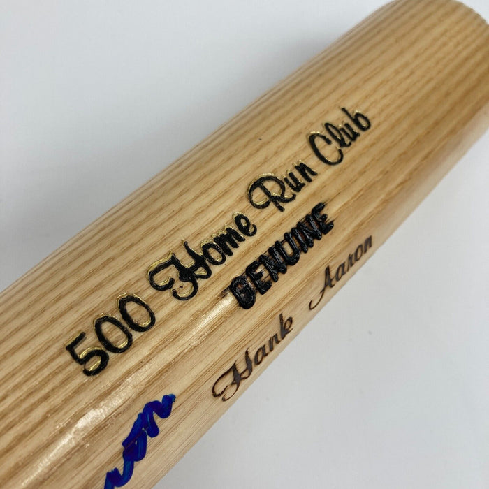 Hank Aaron Signed 755 Home Runs Louisville Slugger Game Model Baseball Bat JSA