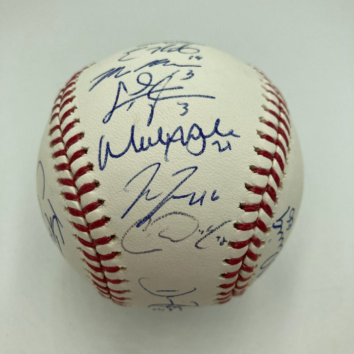2018 Los Angeles Dodgers NL Champs Team Signed World Series Baseball JSA COA