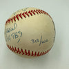 Willie Mays Hank Aaron Stan Musial Total Baseball Signed Inscribed Baseball JSA