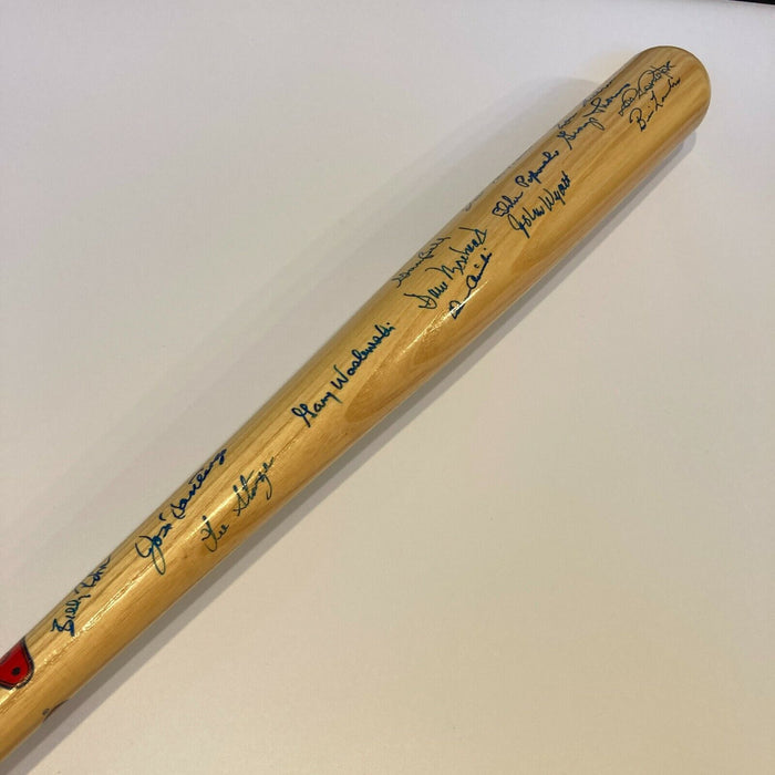 1967 Boston Red Sox AL Champs Team Signed Baseball Bat Carl Yastrzemski JSA COA