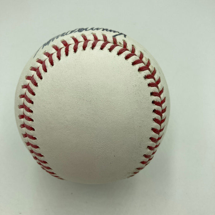 President Donald Trump Full Name Signed Major League Baseball Mint JSA COA