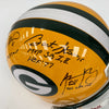 Bart Starr Brett Favre & Aaron Rodgers Signed Green Bay Packers Helmet JSA COA