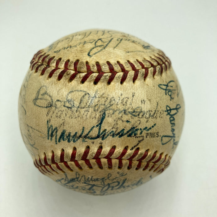 The Most Complete 1954 NY Giants World Series Champs Team Signed Baseball PSA