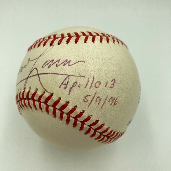 James Lovell Apollo 13 Signed Autographed American League Baseball With JSA COA