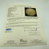 Rare 1936 Cleveland Indians Team Signed Baseball Bob Feller Rookie JSA COA