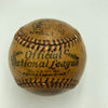 Christy Mathewson & Ty Cobb 1918 Team Signed National League Baseball JSA COA