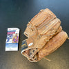 Glen Beckert Signed 1960's Game Model Baseball Glove 1969 Chicago Cubs JSA COA