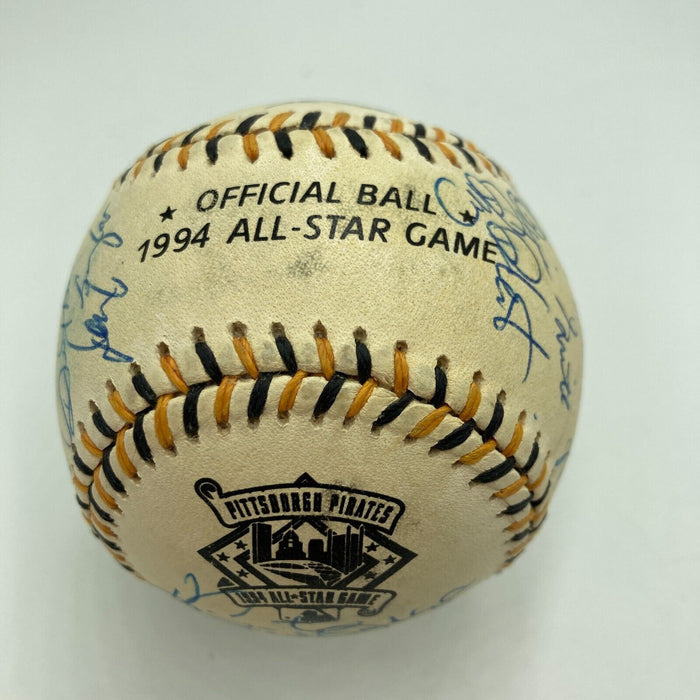 1994 All Star Game National League Team Signed Baseball Barry Bonds PSA DNA COA