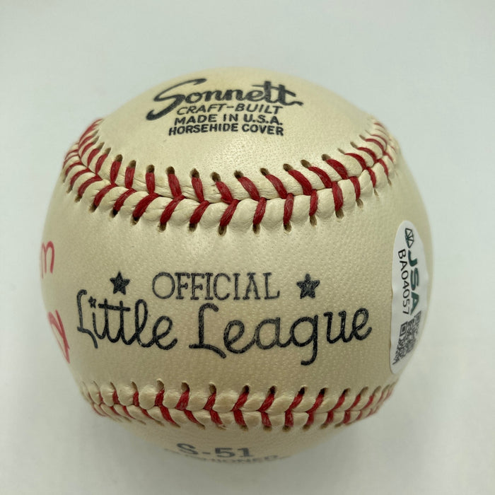 Mrs. Babe Ruth Signed Baseball 1972 World Series JSA COA