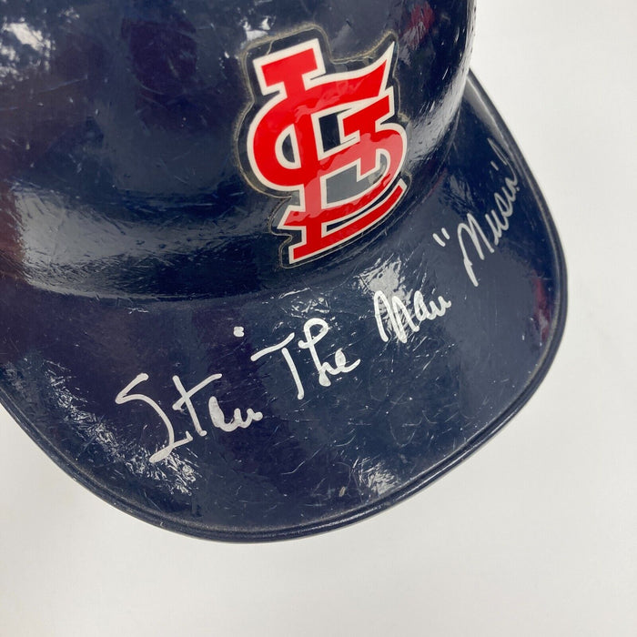 Stan Musial "The Man" Signed Authentic St. Louis Cardinals Helmet JSA COA