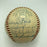 1953 New York Yankees World Series Champs Team Signed Baseball Mickey Mantle JSA