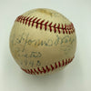 Beautiful Honus Wagner Single Signed Baseball JSA COA