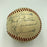 Beautiful Honus Wagner 1942 Pittsburgh Pirates Team Signed Baseball Beckett COA