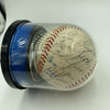 1950's St. Louis Cardinals HOF Multi Signed Baseball Dizzy Dean Stan Musial BAS