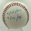 Orlando Cepeda Signed Heavily Inscribed Stat Baseball MLB AUTHENTICATED