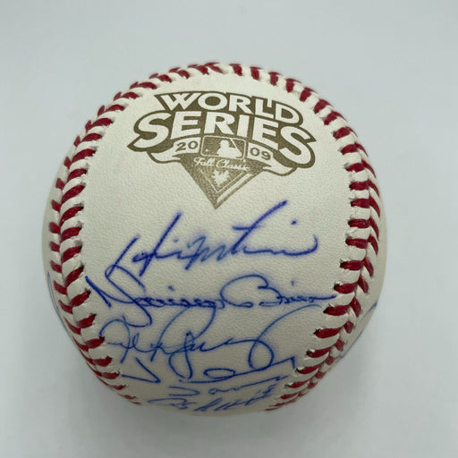 2009 New York Yankees Team Signed World Series Baseball Derek Jeter Steiner