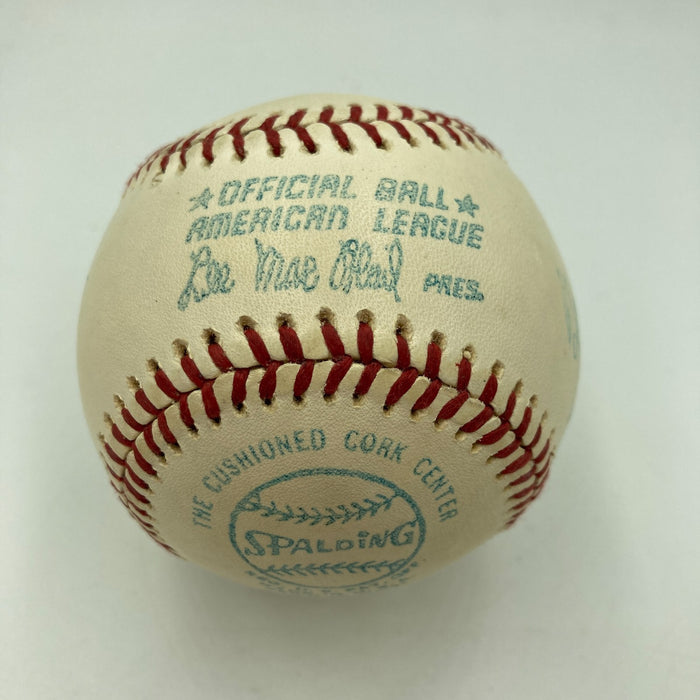 Billy Martin George Steinbrenner Chambliss 1976 ALCS Walk-off HR Signed Baseball