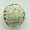 Nice 1958 Los Angeles Dodgers Team Signed National League Baseball JSA COA