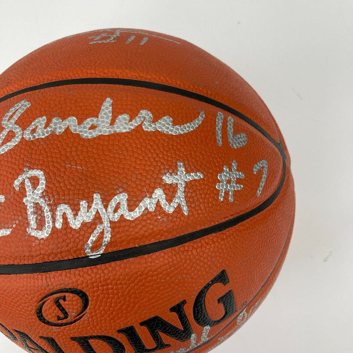 1968-1969 Boston Celtics NBA Champs Team Signed Basketball Bill Russell JSA COA