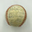 1980 Cleveland Indians Team Signed Autographed American League Baseball